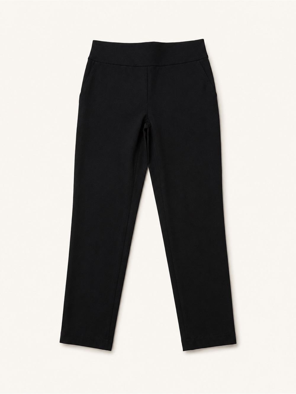 Women's Black Slim Ponte Pants